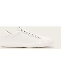 AllSaints - Brody Leather Low Top Trainers - Lyst