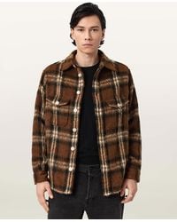 AllSaints - Royodo Long Sleeve Check Shirt - Lyst