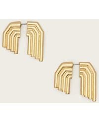 AllSaints - Janna Front Back Earrings - Lyst