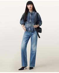 AllSaints - Brooklyn Straight Leg Jeans - Lyst