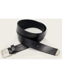 AllSaints - Martin Leather Belt - Lyst