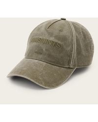 AllSaints - Underground Logo Print Baseball Cap - Lyst