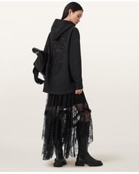 AllSaints - Craneo Etienne Oversized Hoodie - Lyst