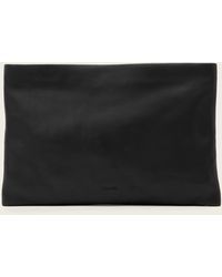 AllSaints - Bettina Leather Clutch Bag - Lyst