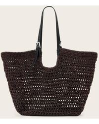 AllSaints - Ara Waxed Cotton Tote Bag - Lyst