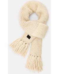 AllSaints - Amber Mixed Knitted Scarf - Lyst
