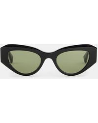 AllSaints - Calypso Bevelled Cat Eye Sunglasses - Lyst