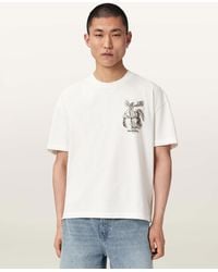 AllSaints - Vanguard Short Sleeve Graphic T-Shirt - Lyst
