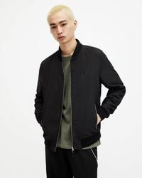AllSaints - Bassett Ramskull Bomber Jacket - Lyst