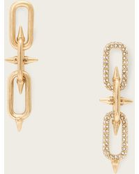 AllSaints - Laio Spike Link Earrings - Lyst