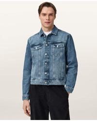 AllSaints - Inveroy Denim Jacket - Lyst