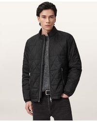 AllSaints - Tribex Matte Quilted Jacket - Lyst