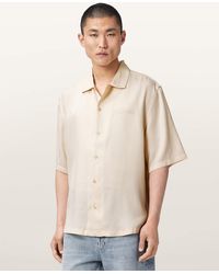 AllSaints - Circe Oversized Short Sleeve Shirt - Lyst