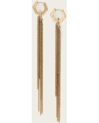 AllSaints - Rae Chain Earrings - Lyst