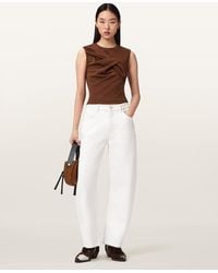 AllSaints - Nella Slim Fit Sleeveless Tank Top - Lyst