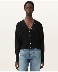 AllSaints - Honor V-Neck Cardigan - Lyst