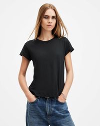 AllSaints - Anna Crew Neck Short Sleeve T-Shirt - Lyst