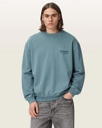 AllSaints - Xander Crew Neck Sweatshirt - Lyst