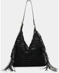 AllSaints - Sabine Crochet Shoulder Bag - Lyst