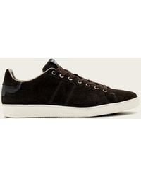 AllSaints - Leon Suede Lace-Up Sneakers - Lyst