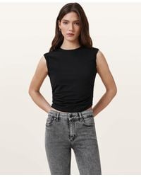 AllSaints - West Sleeveless Tank Top - Lyst