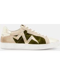 AllSaints - Sheer Bolt Leather Trainers - Lyst