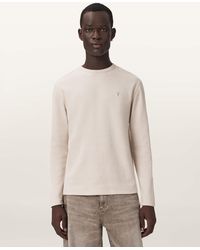 AllSaints - Ellis Long Sleeve Cotton T-Shirt - Lyst