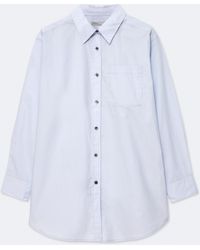 AllSaints - Kaia Oversized Cotton-Poplin Shirt - Lyst