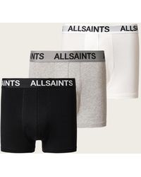 AllSaints - 3-Pack Boxer Set - Lyst