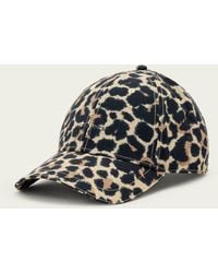AllSaints - Silesa Leopard Print Baseball Cap - Lyst