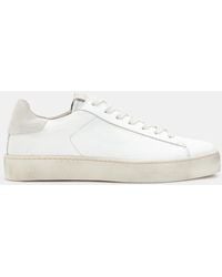 AllSaints - Shana Low Top Leather Sneakers - Lyst