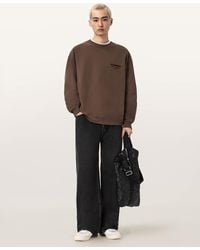 AllSaints - Xander Crew Neck Sweatshirt - Lyst