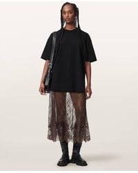 AllSaints - Arran Lace Ankle Length Skirt - Lyst