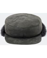 AllSaints - Ramona Shearling Hat - Lyst