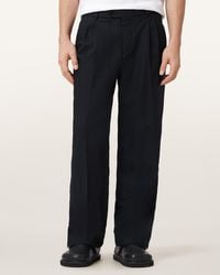 AllSaints - Roland Straight Leg Pants - Lyst