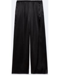 AllSaints - Lycia Crepe Wide-Leg Pants - Lyst