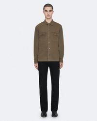 AllSaints - Spotter Slim Fit Overshirt - Lyst