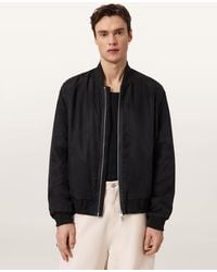AllSaints - Nyx Oversized Bomber Jacket - Lyst