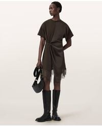 AllSaints - Lana Lace Mini Dress - Lyst