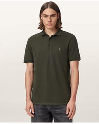 AllSaints - Reform Short Sleeve Polo Shirt,, Neo - Lyst