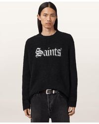 AllSaints - Saints Wool Blend Sweater - Lyst