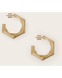 AllSaints - Clara Small Hoop Earrings - Lyst