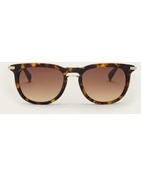 AllSaints - Jude Round Tinted Sunglasses - Lyst