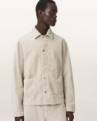 AllSaints - Mukesh Relaxed Fit Cord Shacket - Lyst