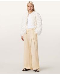 AllSaints - Sherell Barrel Leg Trousers - Lyst