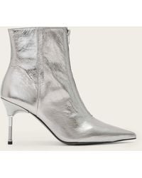 AllSaints - Natasha Metallic Boot - Lyst