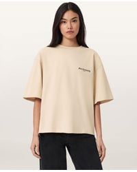AllSaints - Halis Amelie Oversized T-Shirt - Lyst