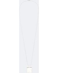 AllSaints - Aveline Box Pendant Long Necklace - Lyst