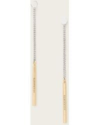 AllSaints - Maeve Linear Post Back Earrings - Lyst