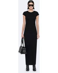 AllSaints - Katarina Boat Neck Bodycon Fit Maxi Dress - Lyst